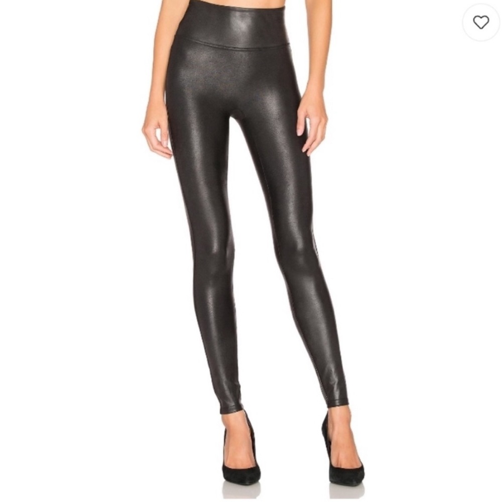 Spanx Faux Leather Legging Size XL